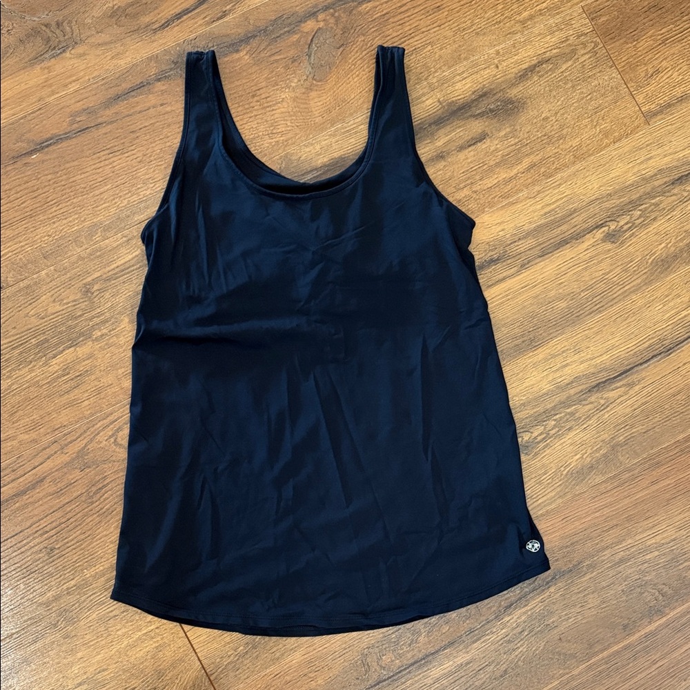 Lilly Pulitzer Black Scoop Neck Tank